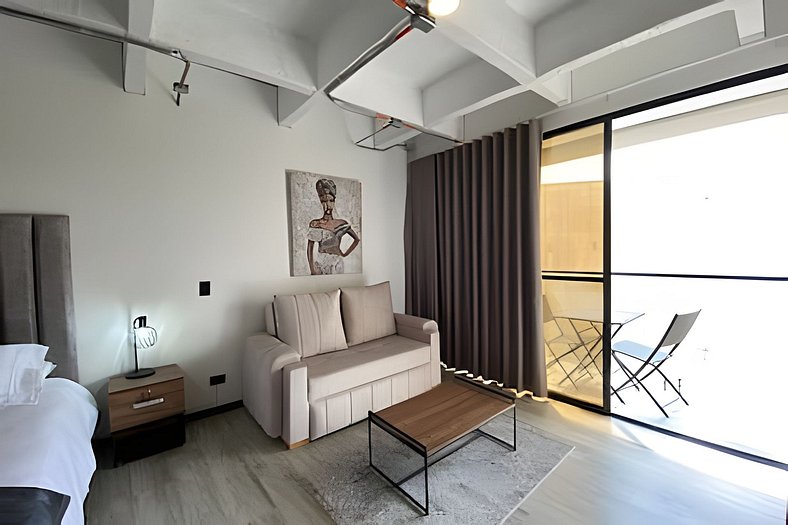 |Ahead| Brillante Loft con balcon y parqueadero