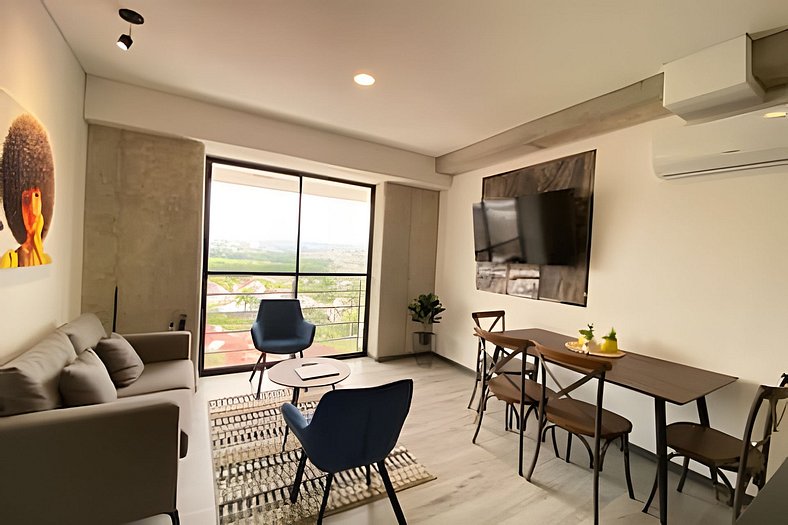 |Ahead| Contemporáneo 2BR con balcon y parqueadero