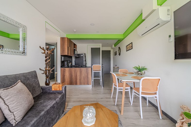 |Ahead| Deluxe 2BR cerca al aeropuerto con parking