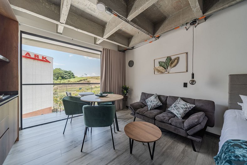 |Ahead| Exquisito Loft con balcon y parqueadero