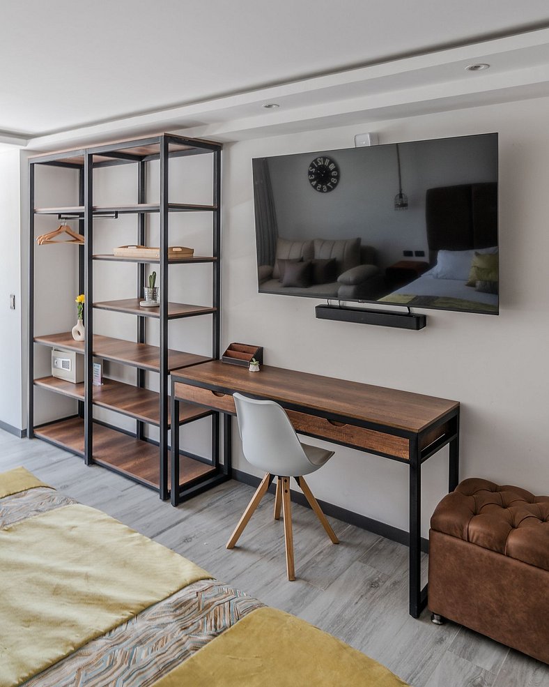 |Ahead| Innovador Loft con cama King y parking