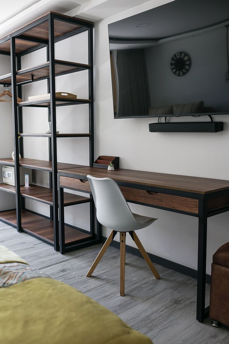 |Ahead| Innovador Loft con cama King y parking