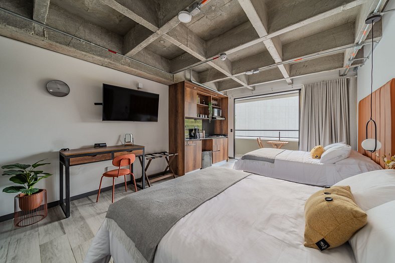 |Ahead| Moderno Loft cerca al aeropuerto + parking