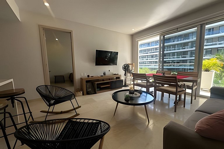 |Ahead| Romantico 1BR + Playa, Piscina y Parking