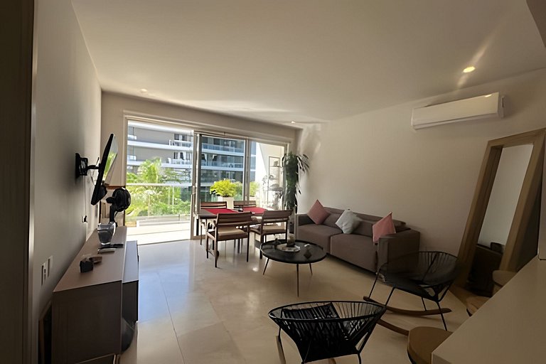 |Ahead| Romantico 1BR + Playa, Piscina y Parking