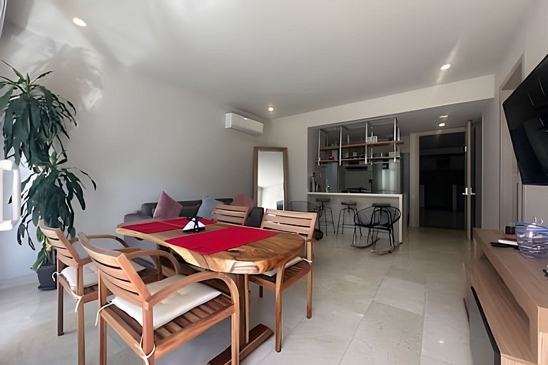 |Ahead| Romantico 1BR + Playa, Piscina y Parking