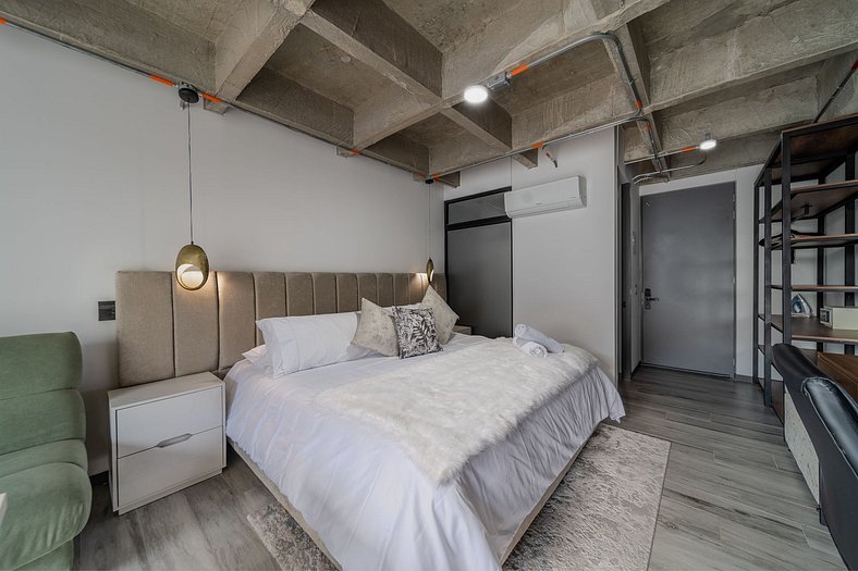 |Ahead| Warm Loft with balcony and parking