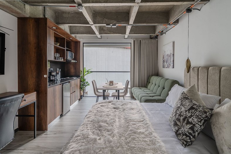 |Ahead| Warm Loft with balcony and parking