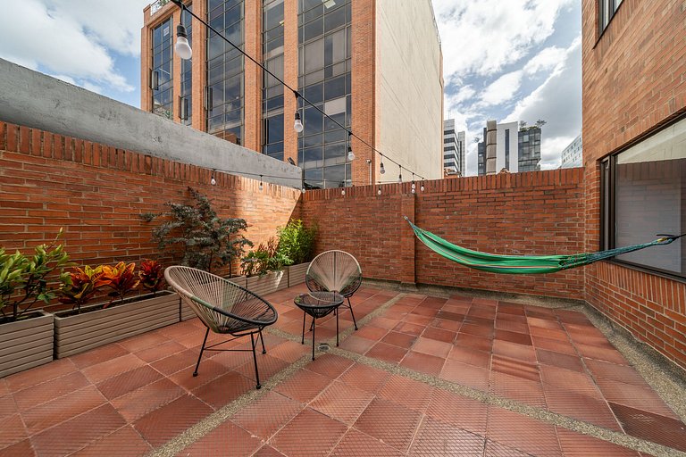 Luminoso 3BR @Distrito comercial + terraza privada