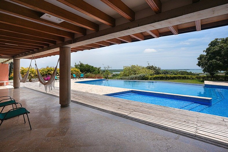 Stunning & Spacious House @Baru Cartagena + Pool